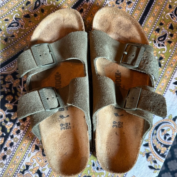 Birkenstock Thyme Arizona Suede Sandals 39 8.5 - Picture 1 of 6
